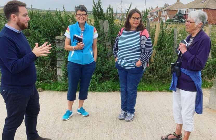 Jacob meeting Marske Litter Action