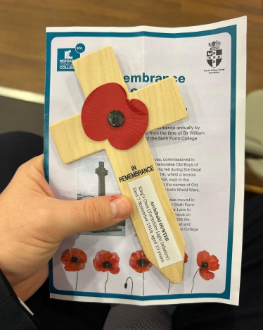 Redcar college remembrance